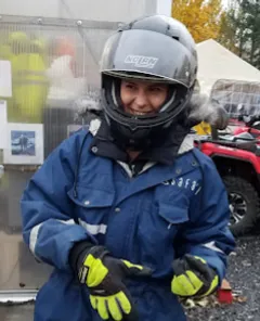 Gearing up to go off-roading in Reykjavik, Iceland